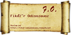 Fikár Odisszeusz névjegykártya